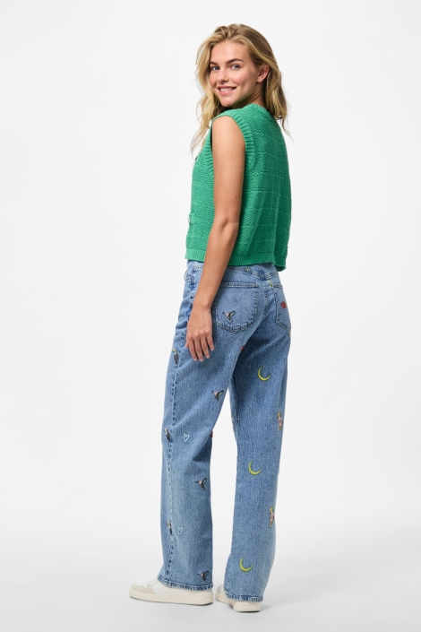 Pieces pcjena sl o-neck knit vest bc